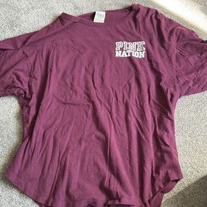 Pink nation shirt size M